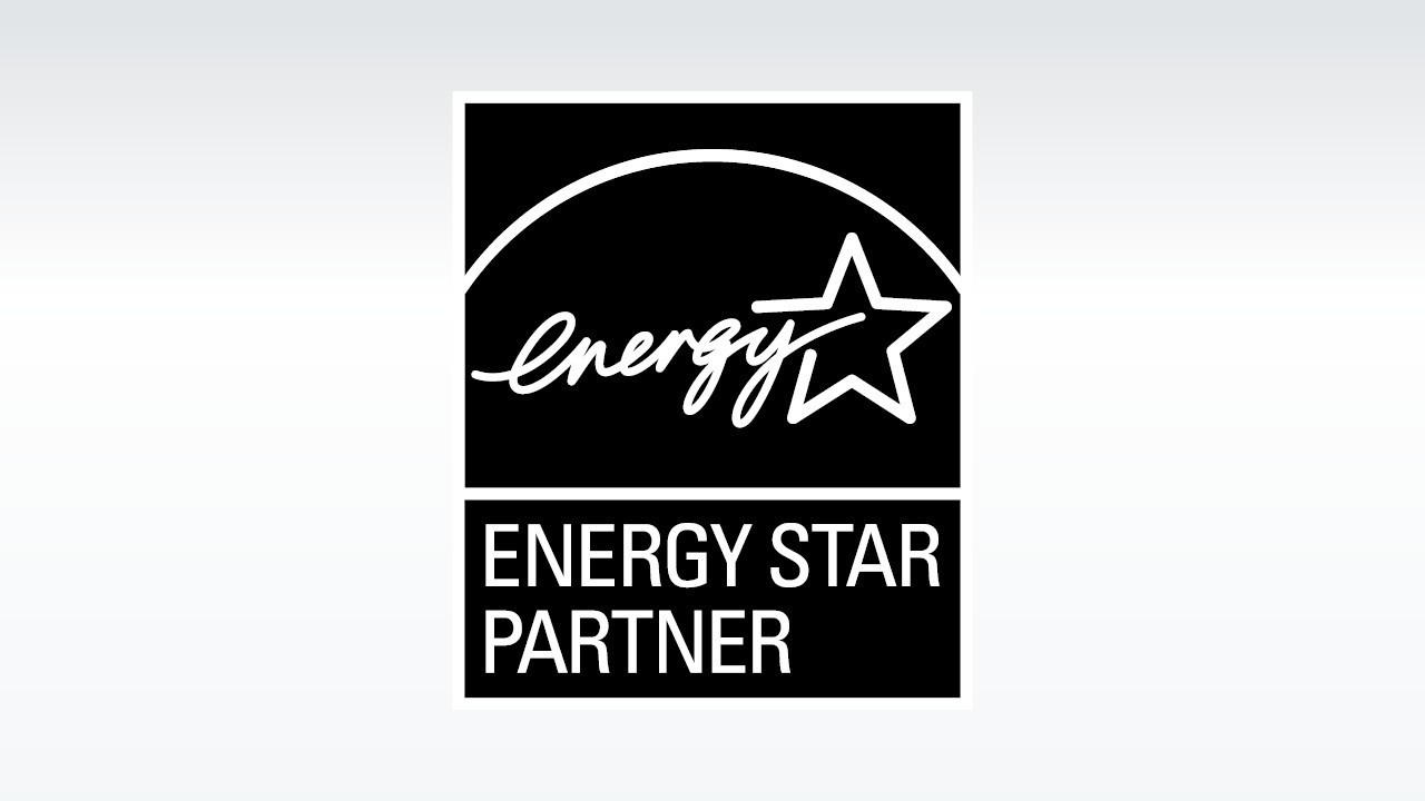 ENERGY STAR Partner logo in black and white, representing energy efficiency certification.