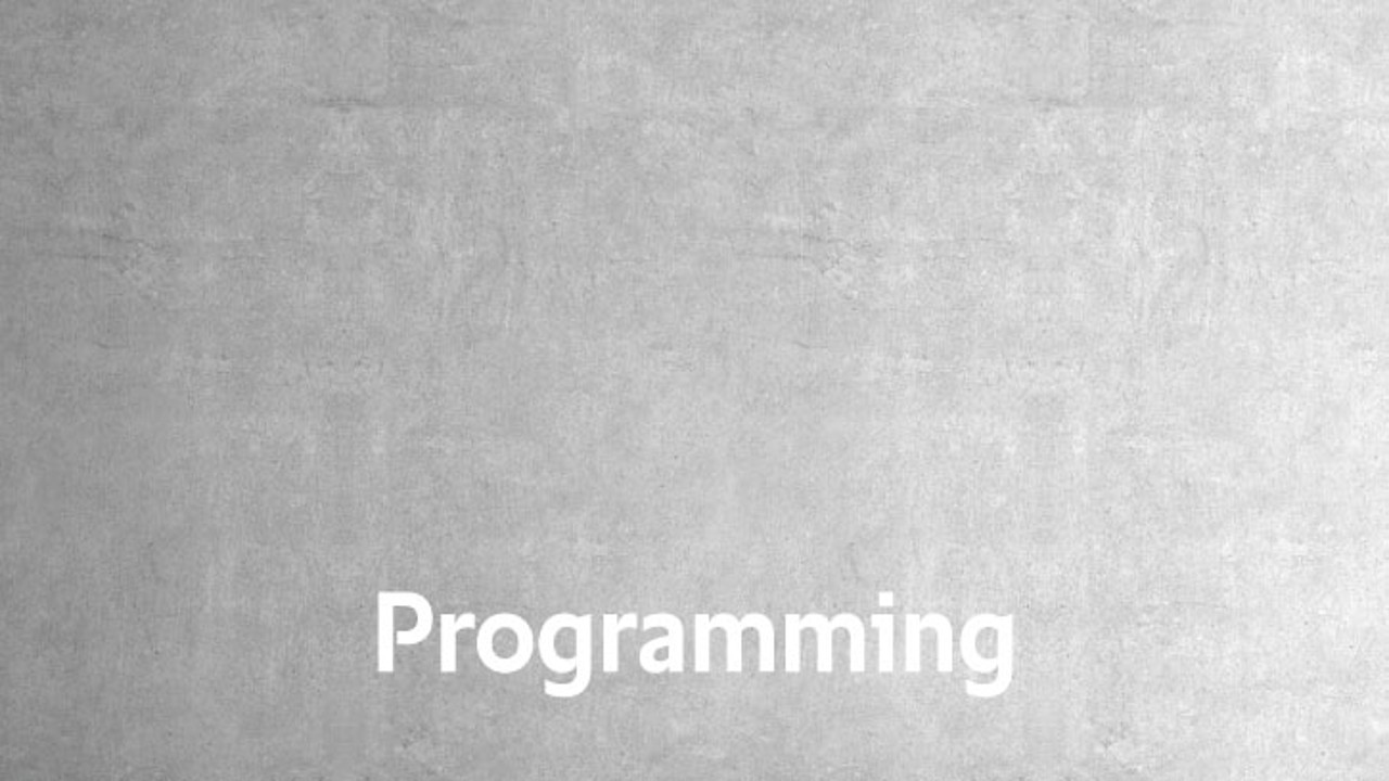 Programming Mode